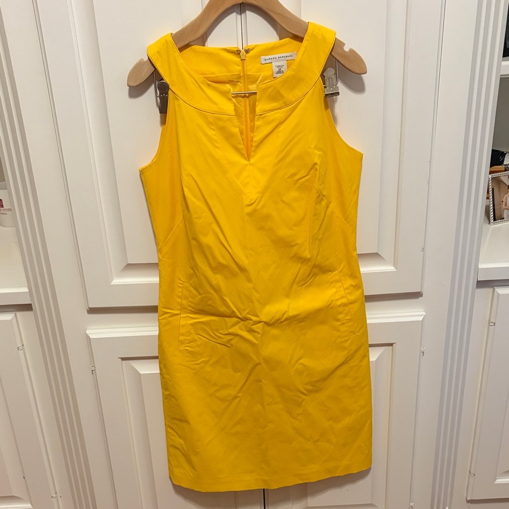 Banana Republic Vibrant Yellow Mini Dress
